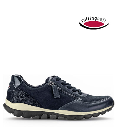 GABOR ROLLING SOFT 2 ZIP 986 NAVY Gabor Shoes