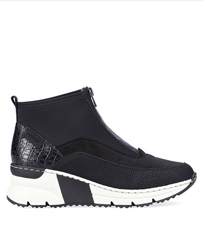 RIEKER GETXO 25 N6352 BLACK Rieker Shoes