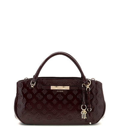 GUESS CARMELLA SATCHEL LOGO Guess?