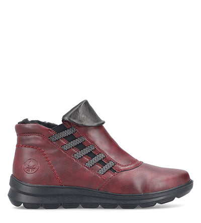RIEKER FUR LINED Z0071 ZIP BOOT Rieker Shoes