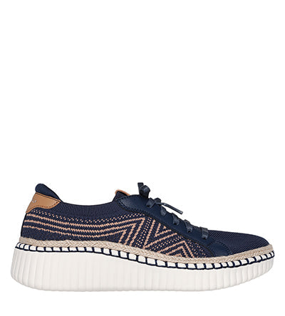SKECHERS BELLEVIEW NAVY SLIP ON Skechers